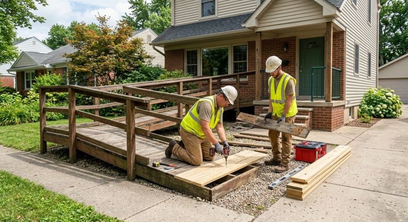Handicap Ramp Repair in Olathe, KS